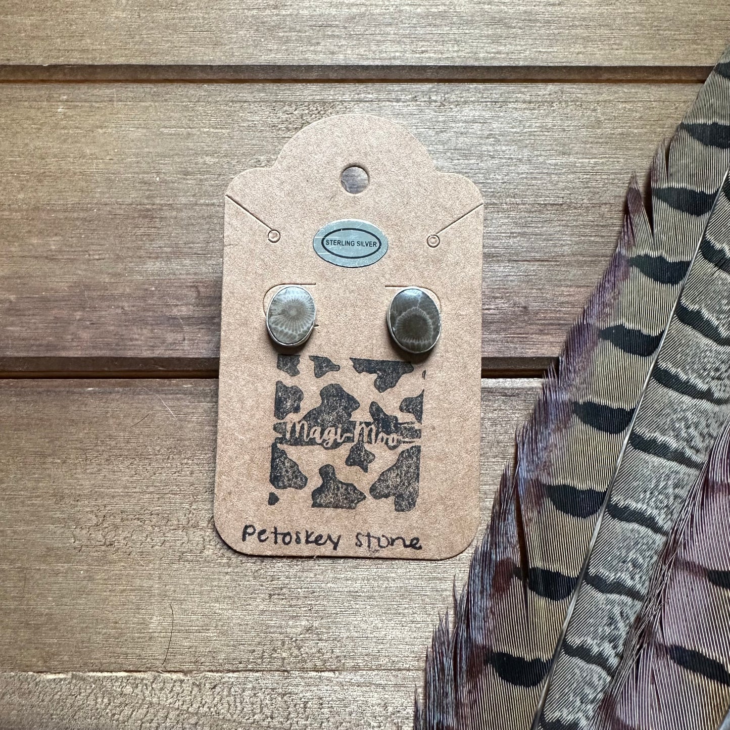 Petoskey Stud Earrings