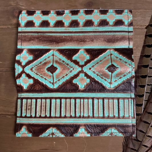Cowhide Checkbook Cover (#2)