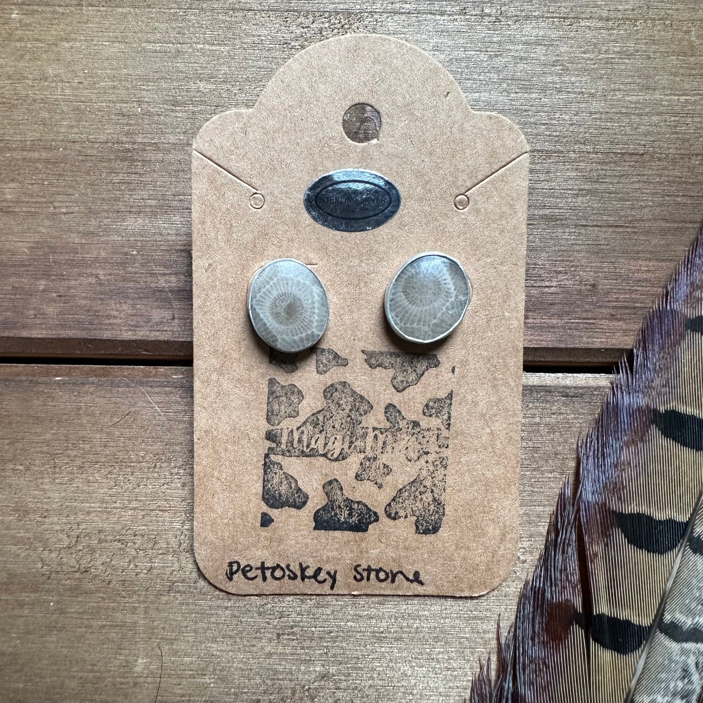 Petoskey Stud Earrings