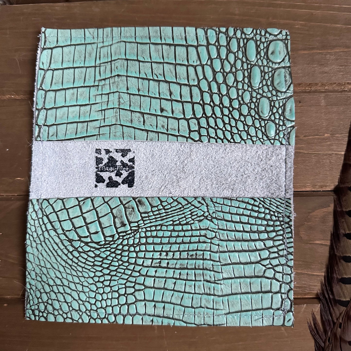 Cowhide Checkbook Cover (#4)