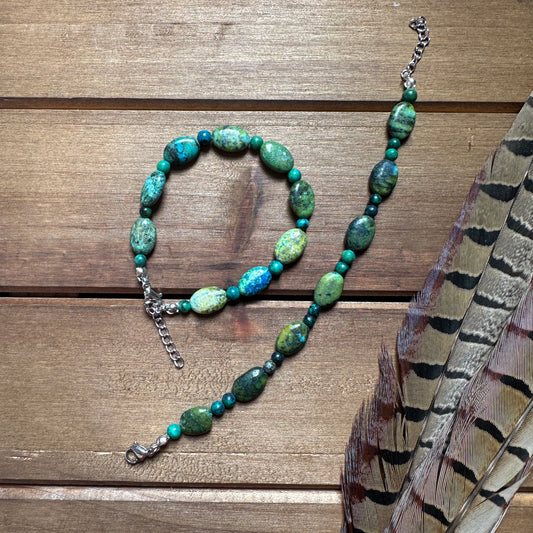Green-Blue Stone Bracelet