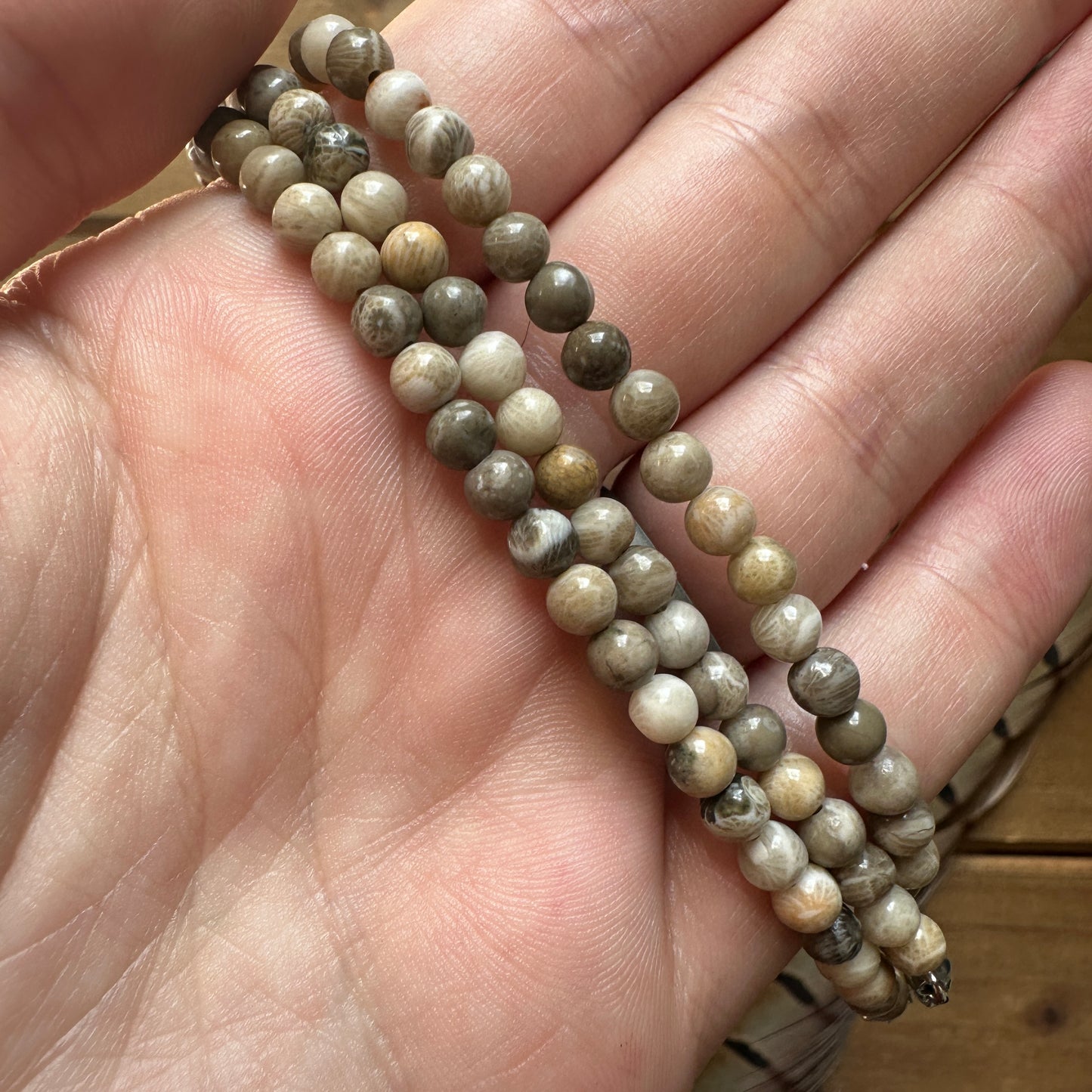 Petoskey Stone bracelet
