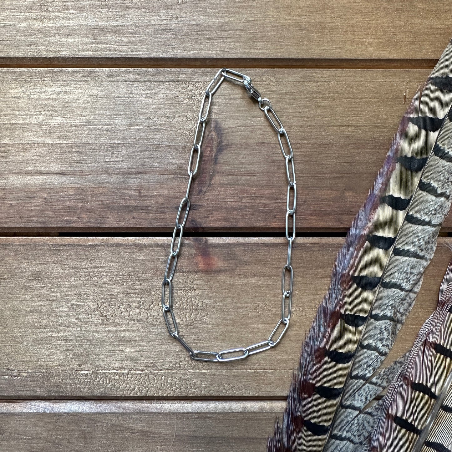 Paper Clip Chain Anklet