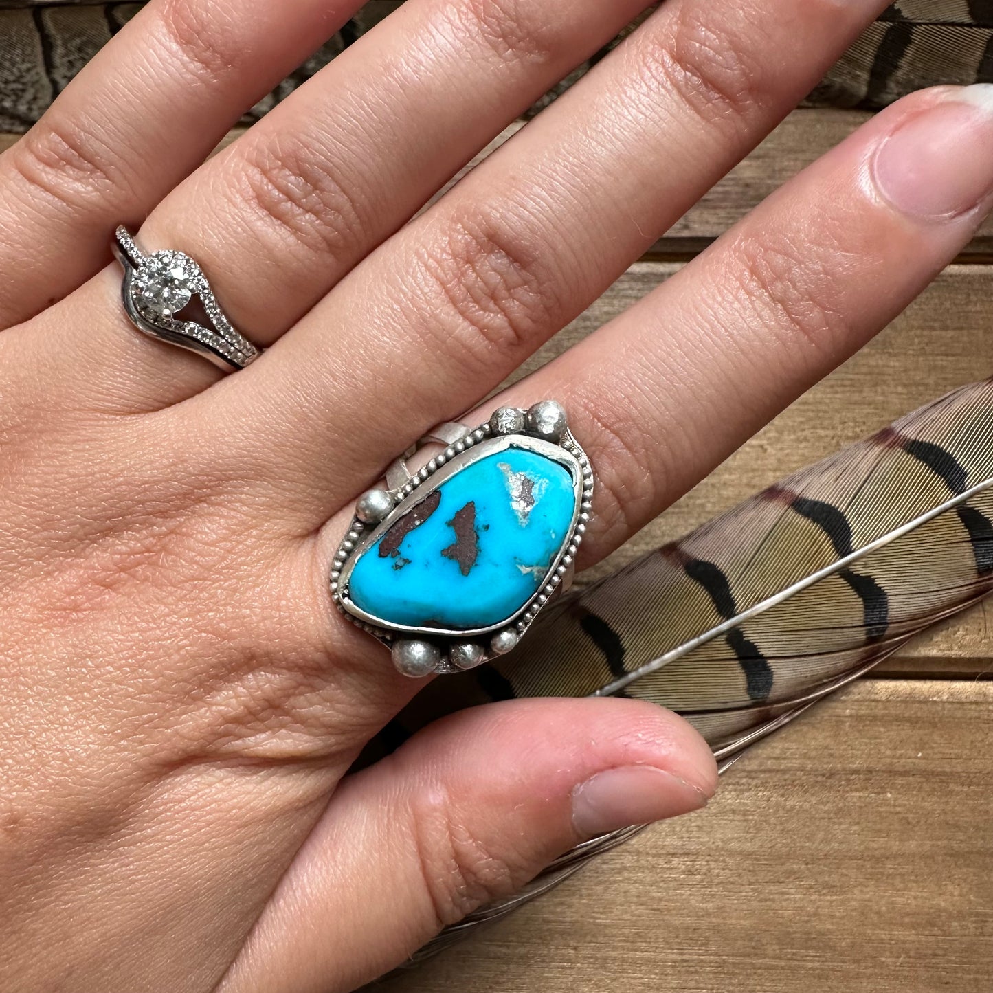 Turquoise Ring (size 8.5)