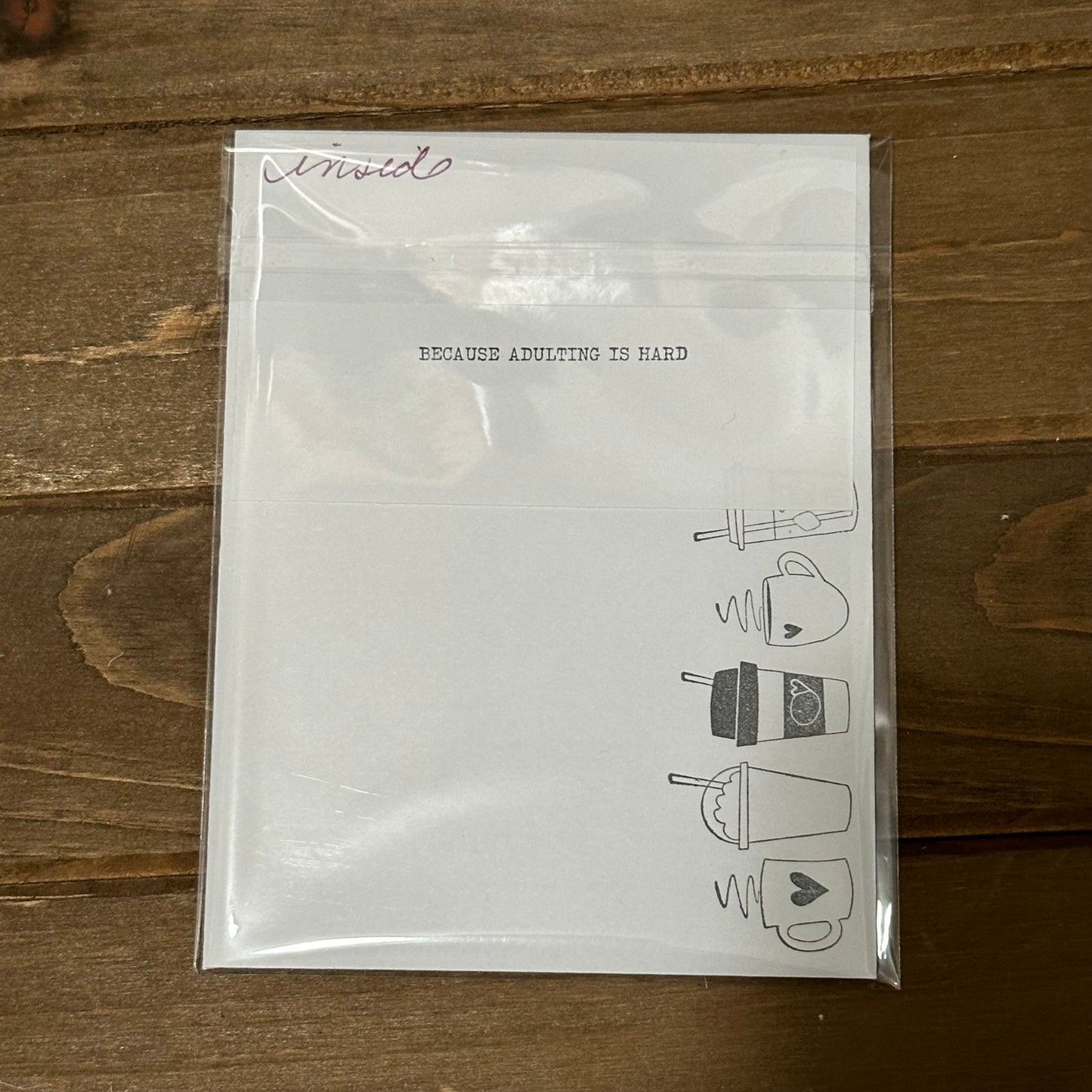 One Cup at a Time Card