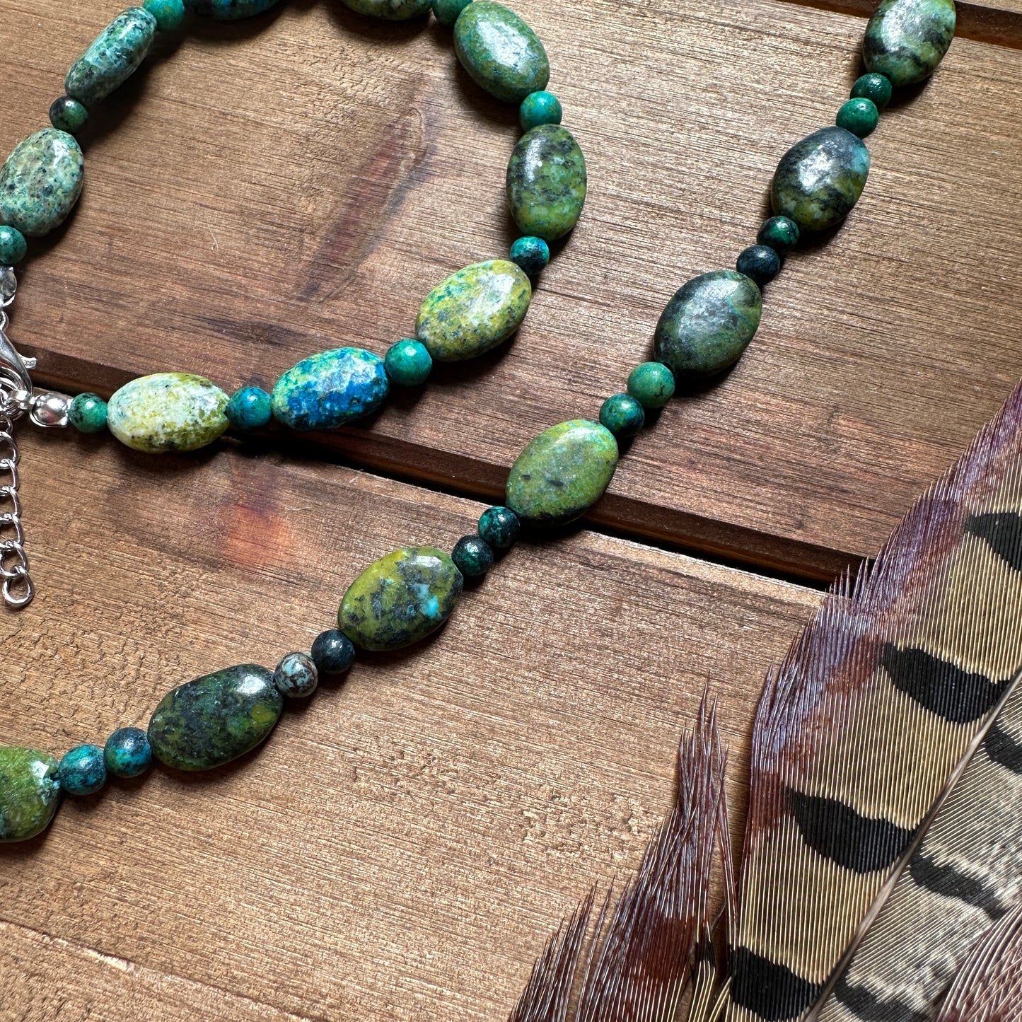 Green-Blue Stone Bracelet