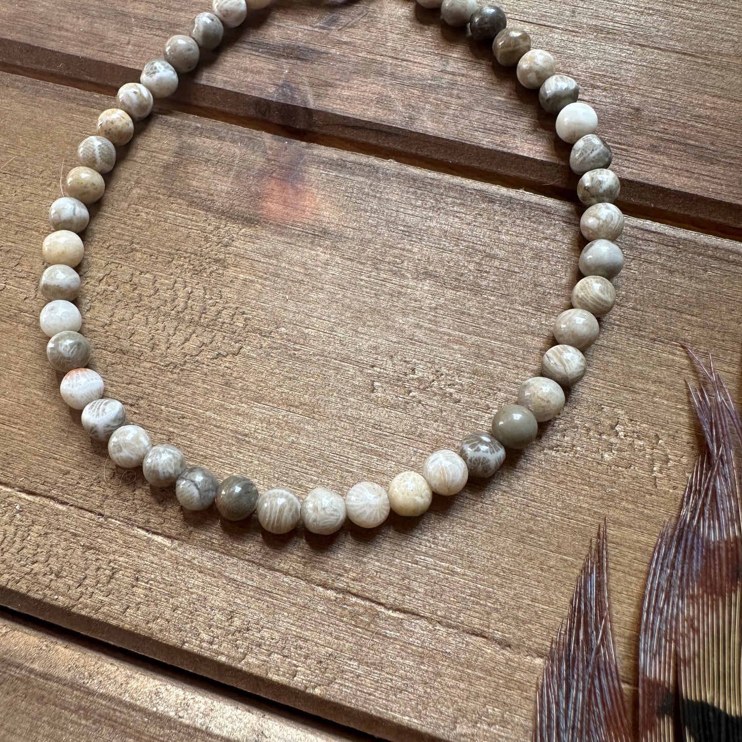 Petoskey Stone bracelet