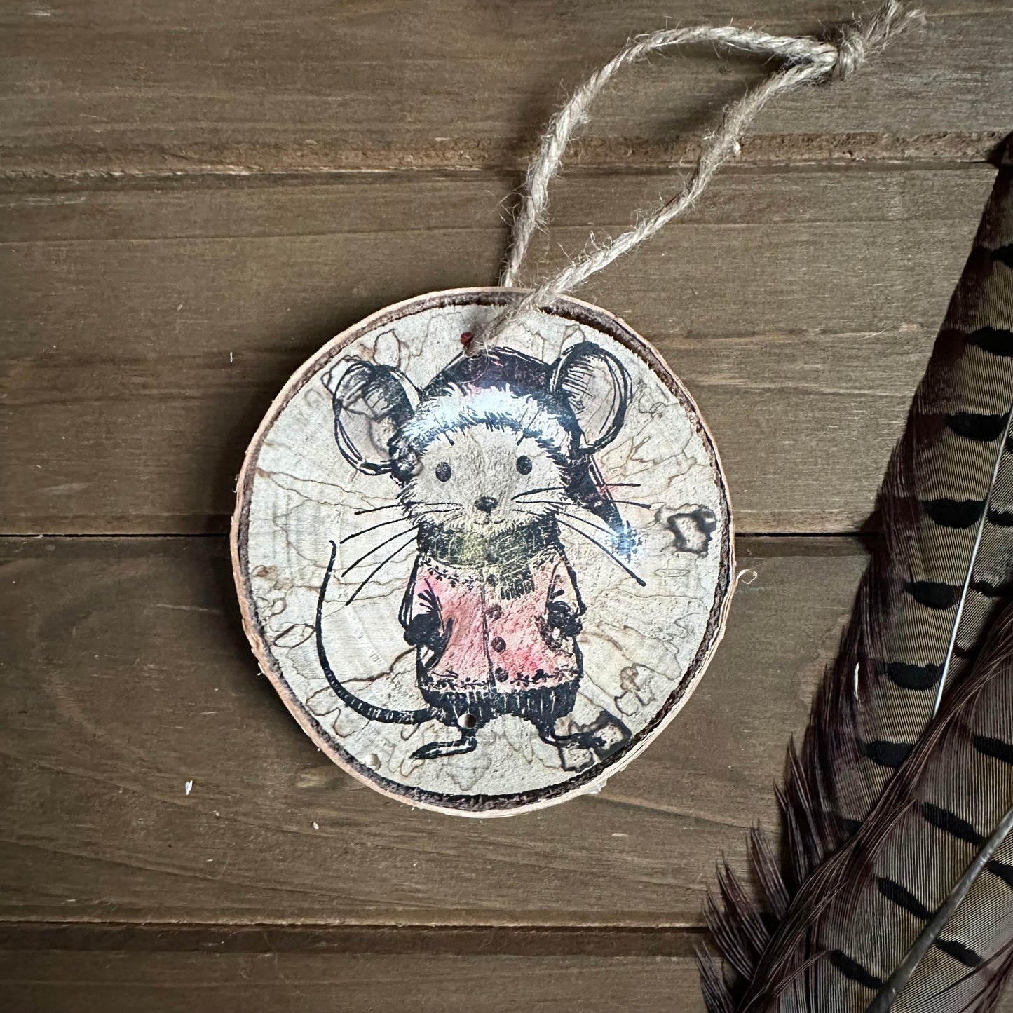 White Birch Ornaments