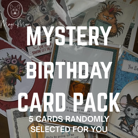 Mystery 5 Pack of Cards- Birthday