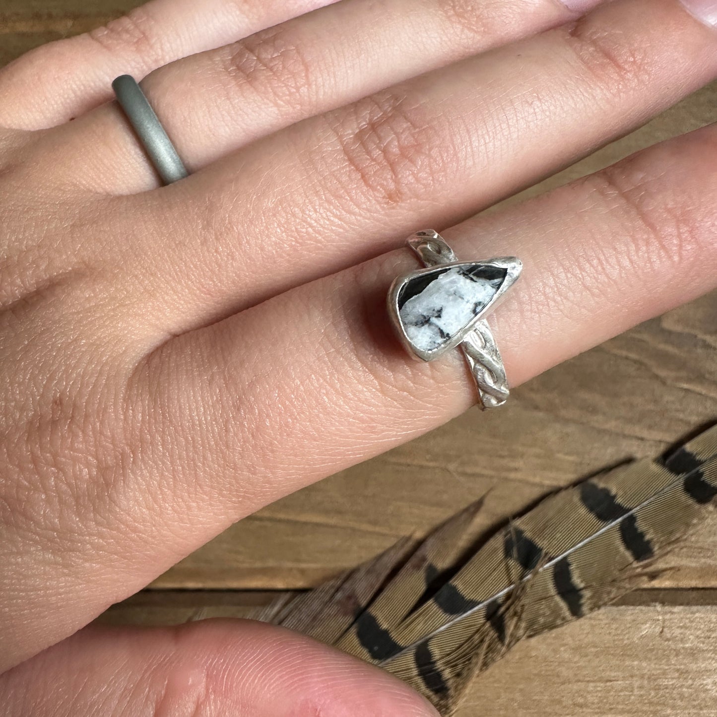 White Buffalo Ring (size 6.25)