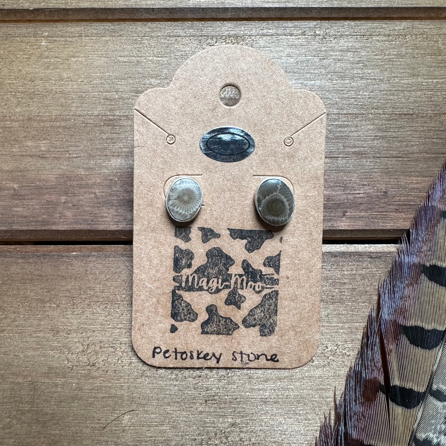 Petoskey Stud Earrings