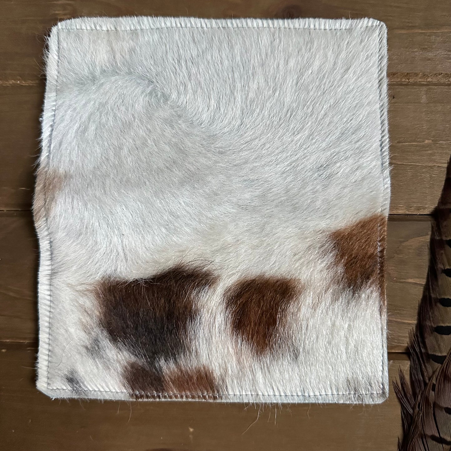 Cowhide Checkbook Cover (#3)