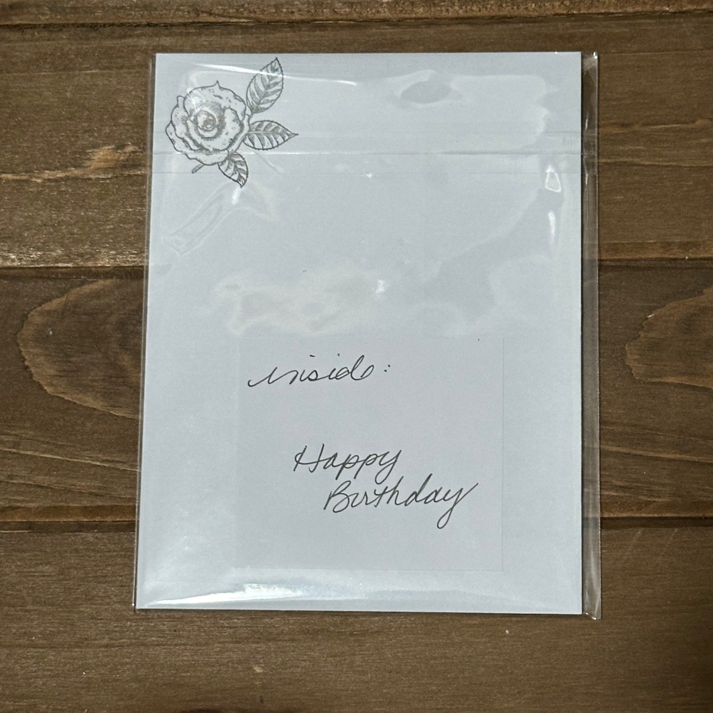 Thinking of You Birthday Card (Skull)