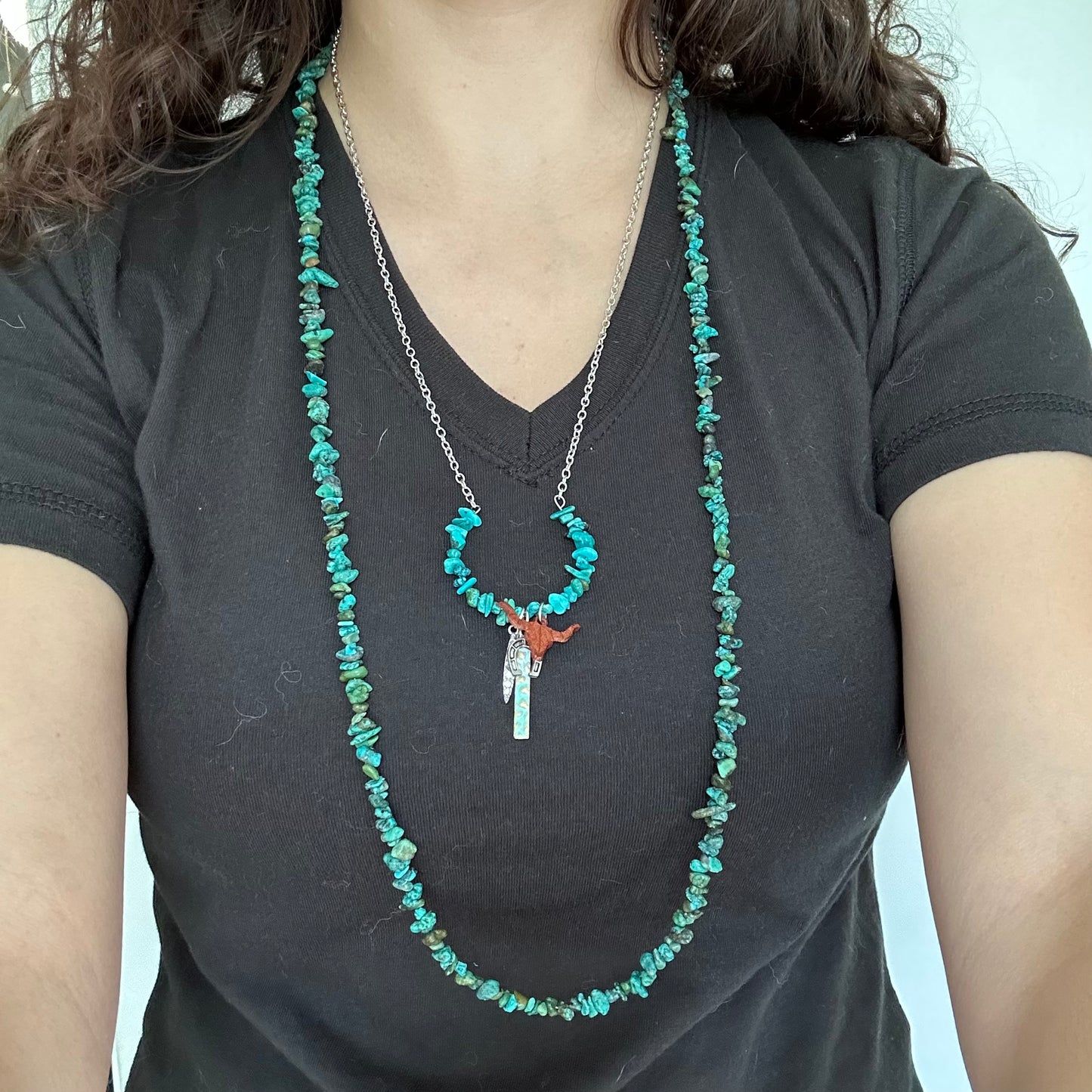 THAT Turquoise Charm Necklace