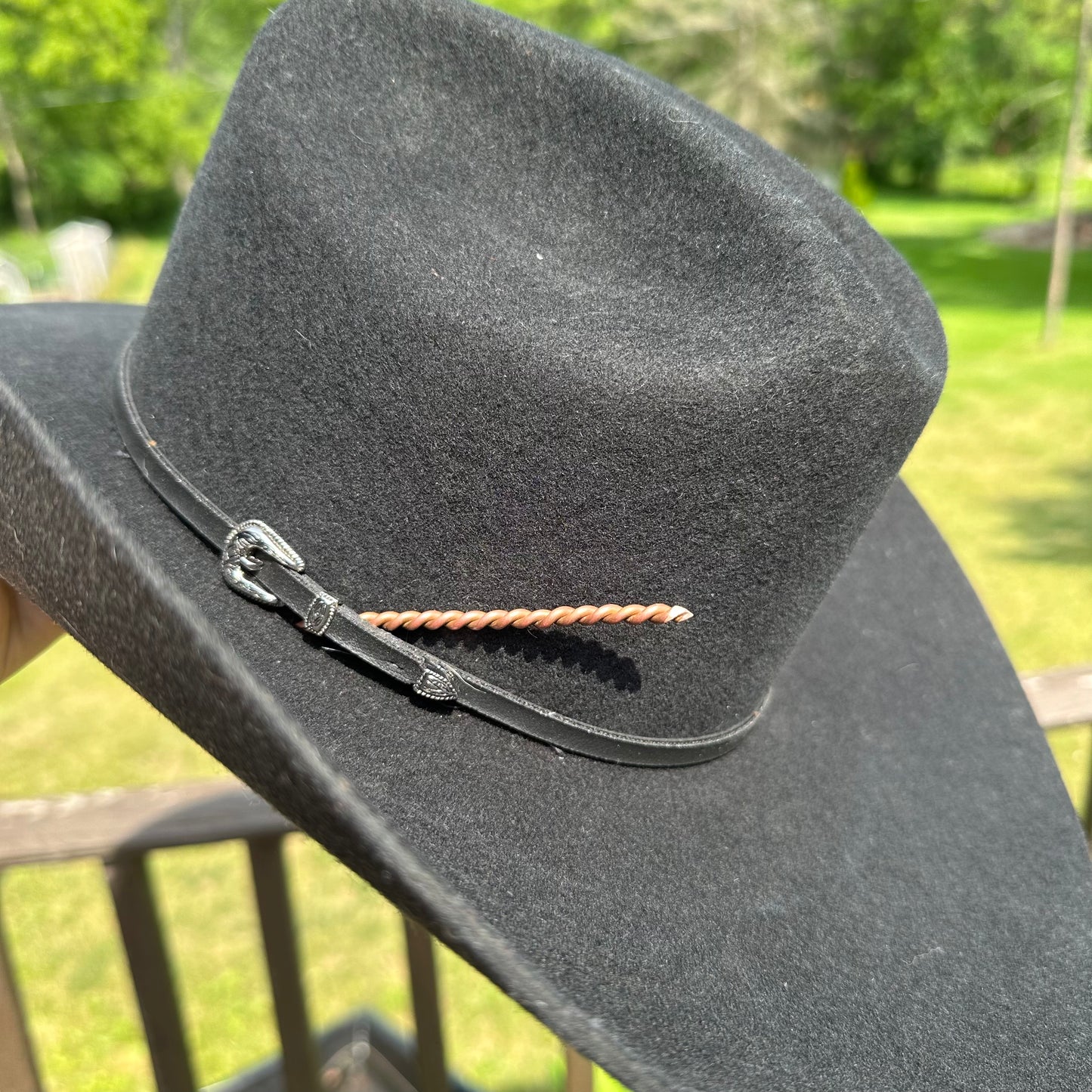 Copper “Cowboy Toothpick” Hat Pick