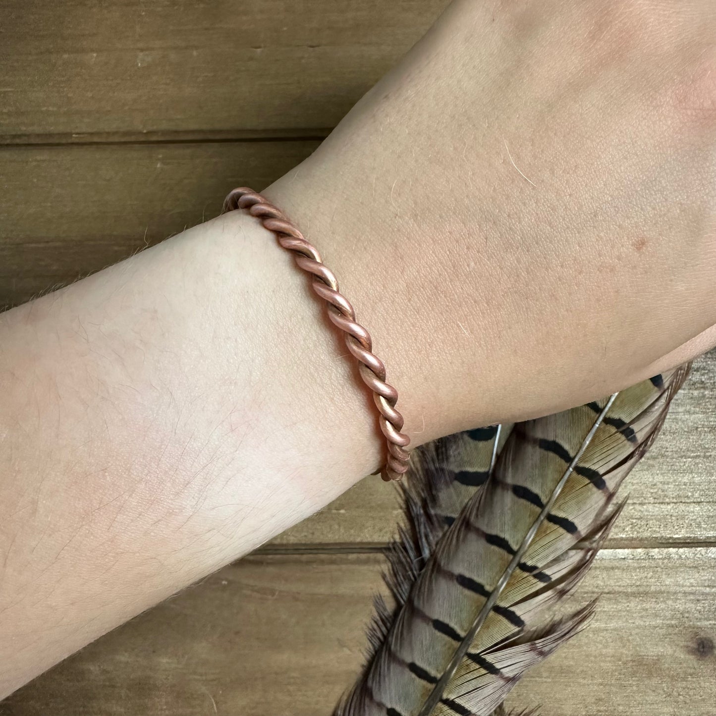Twisted Copper Bracelet