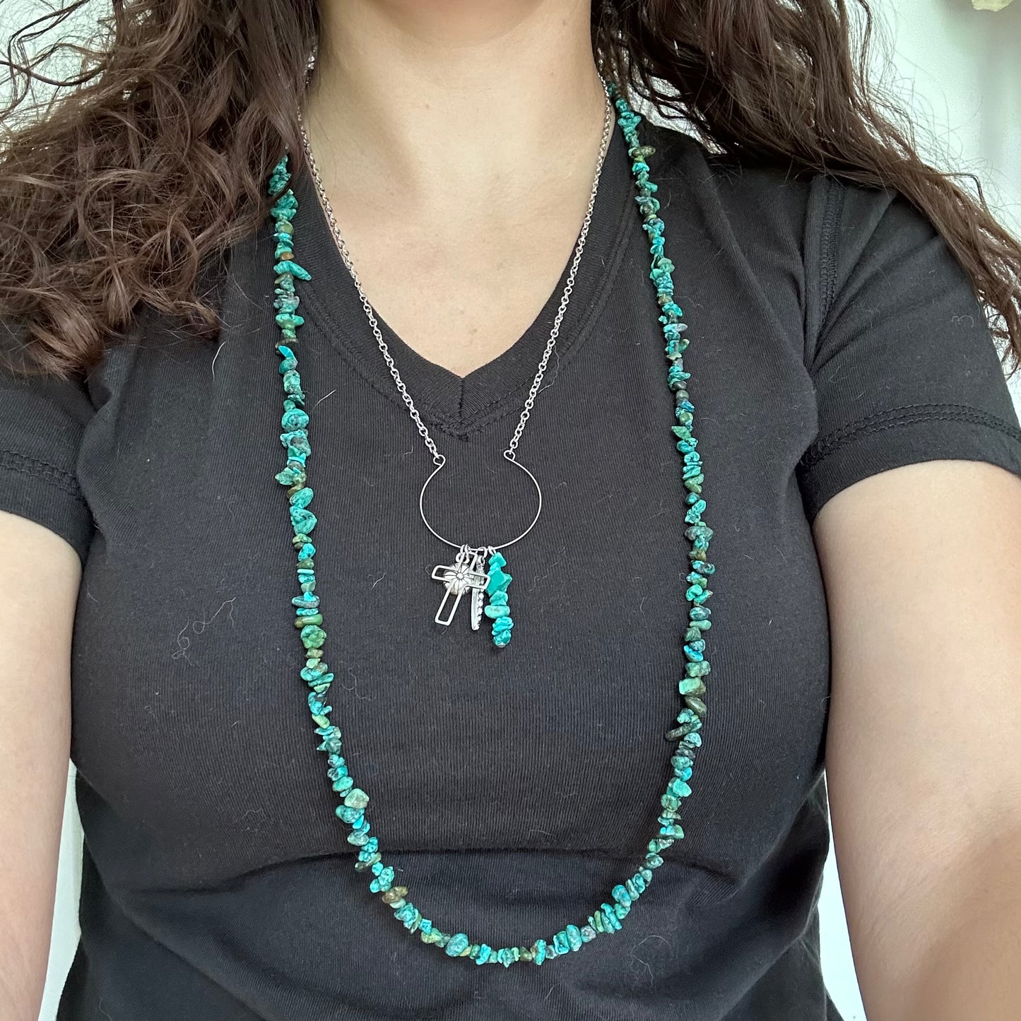 THAT Turquoise Charm Necklace