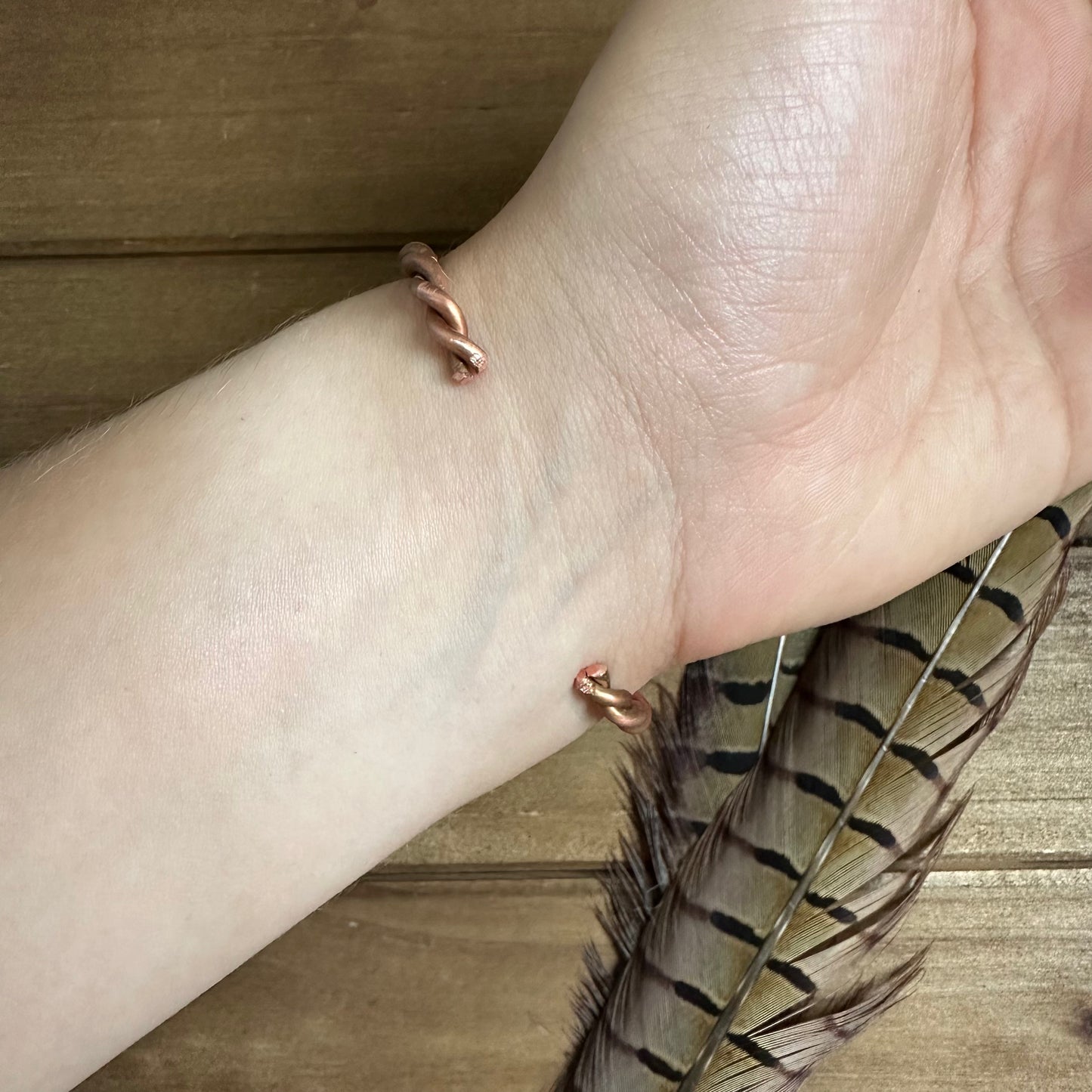 Twisted Copper Bracelet