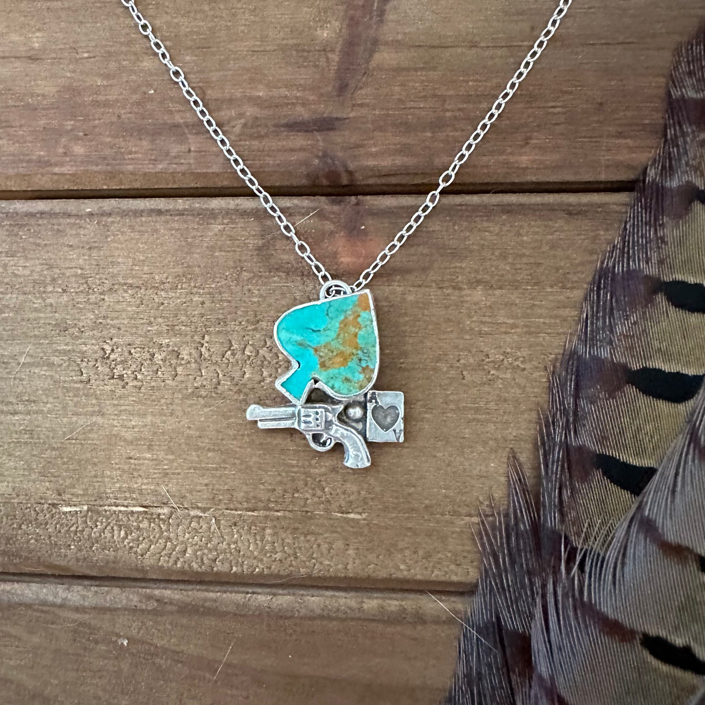 Outlaw Queen Spade Pendant