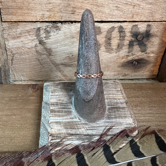 Twisted Rose Gold Ring