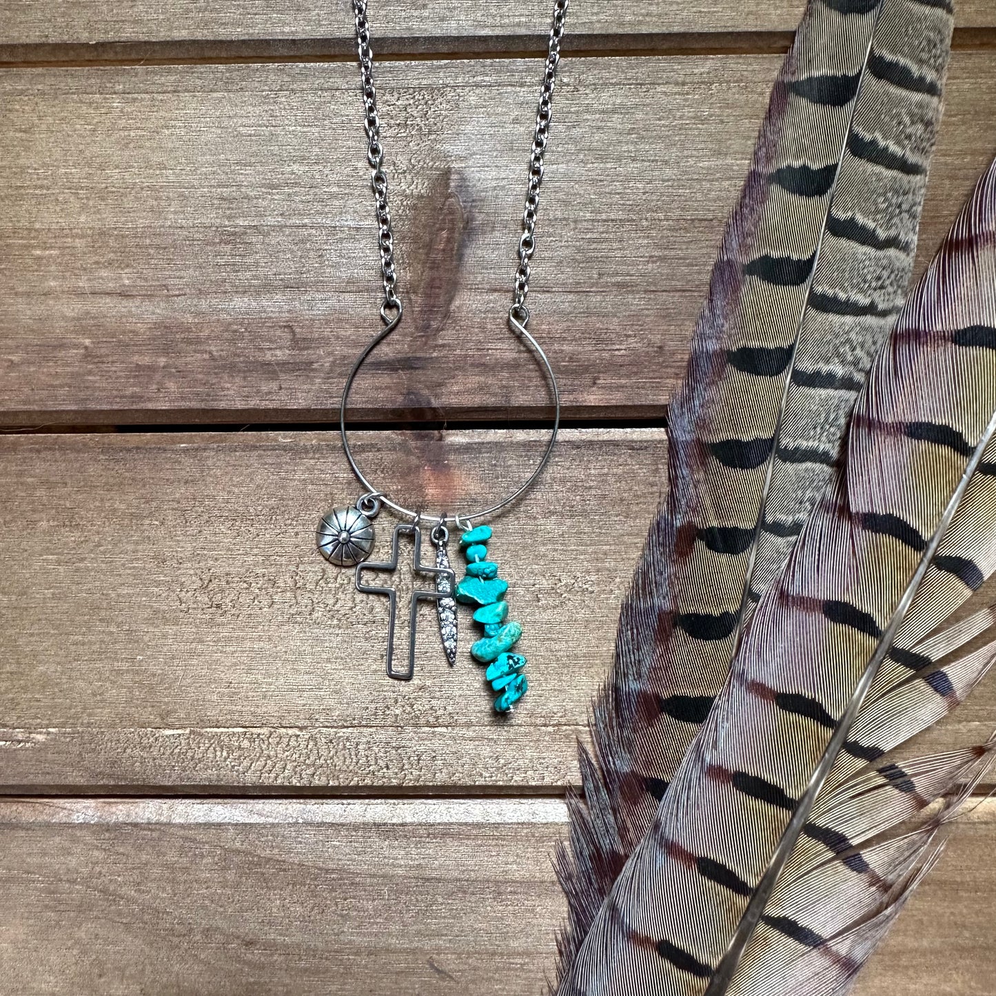 THAT Turquoise Charm Necklace