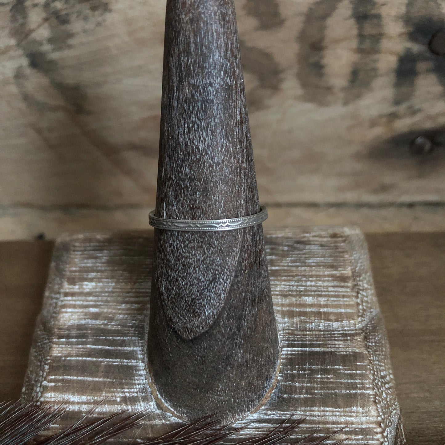 Thin Fancy Stacker Ring