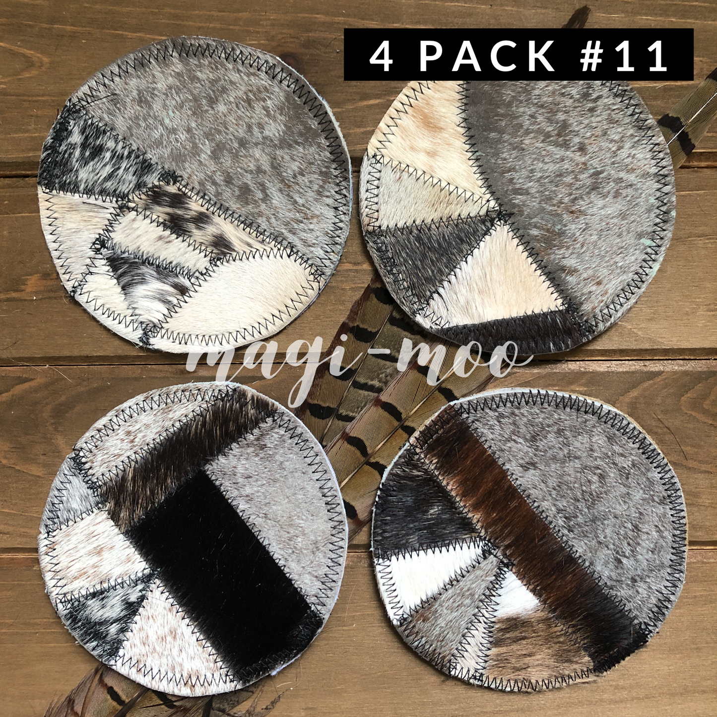 Scrappy Cow-sters (Set of 4)