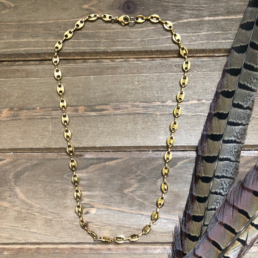 Coffee Coffee Coffee gold Necklace