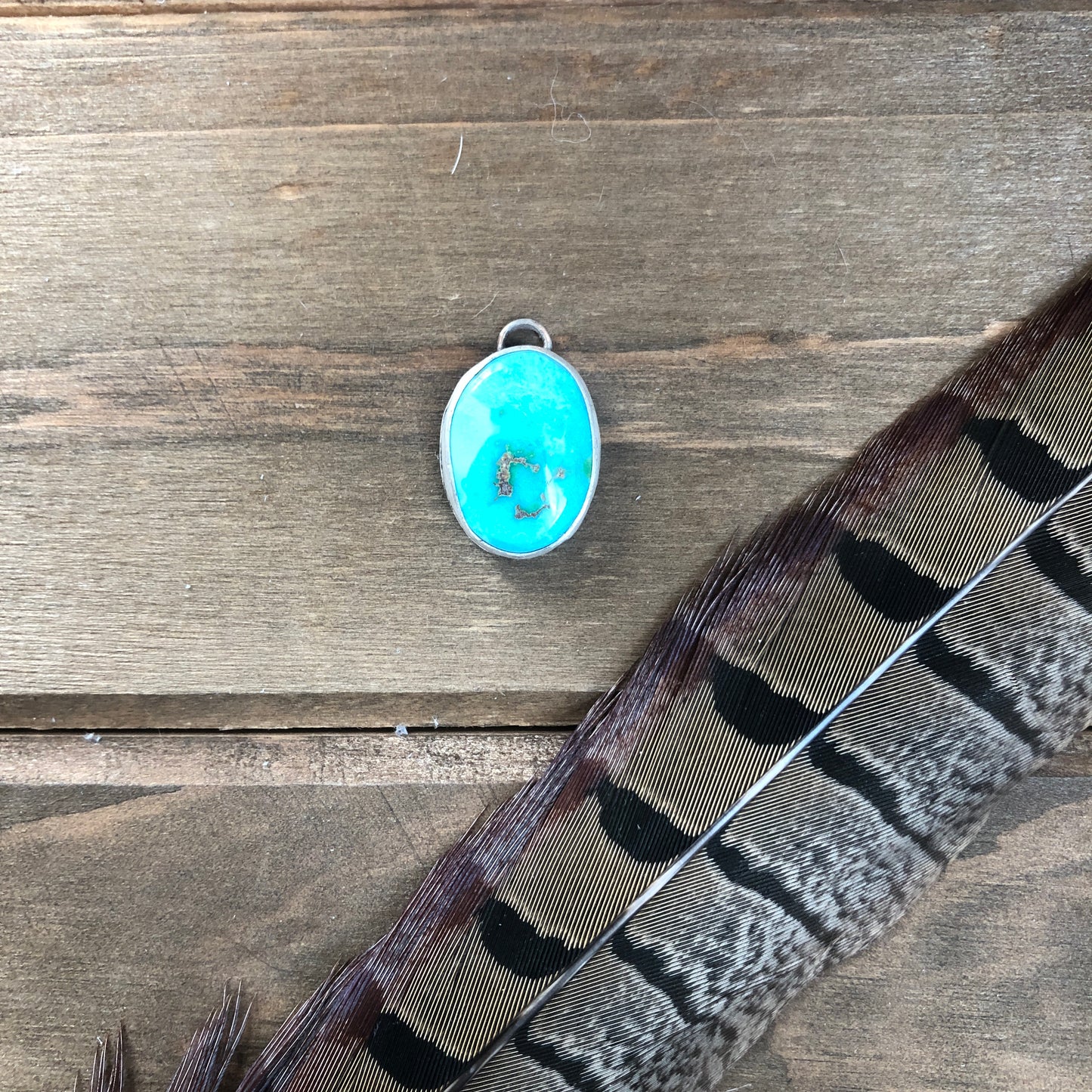 Sonora Gold Turquoise Pendant