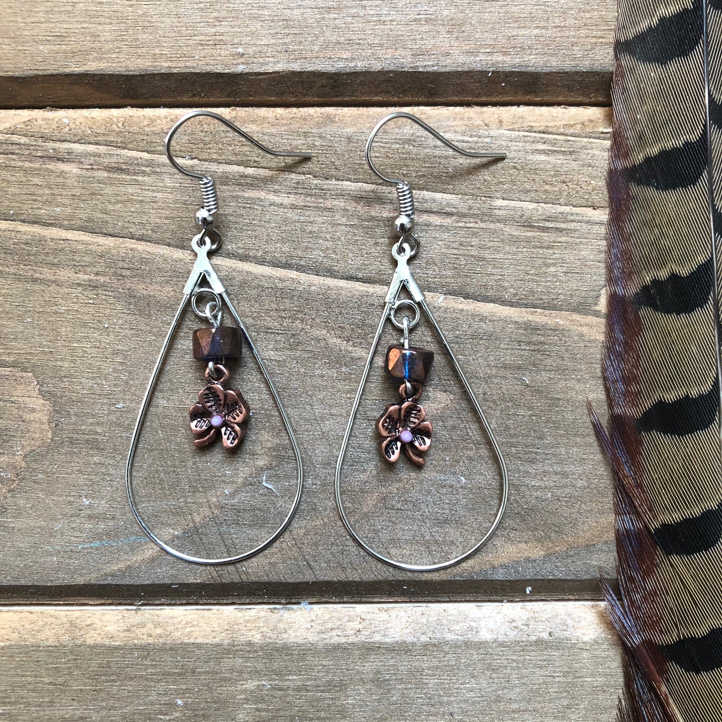 Charmed Teardrop Earrings