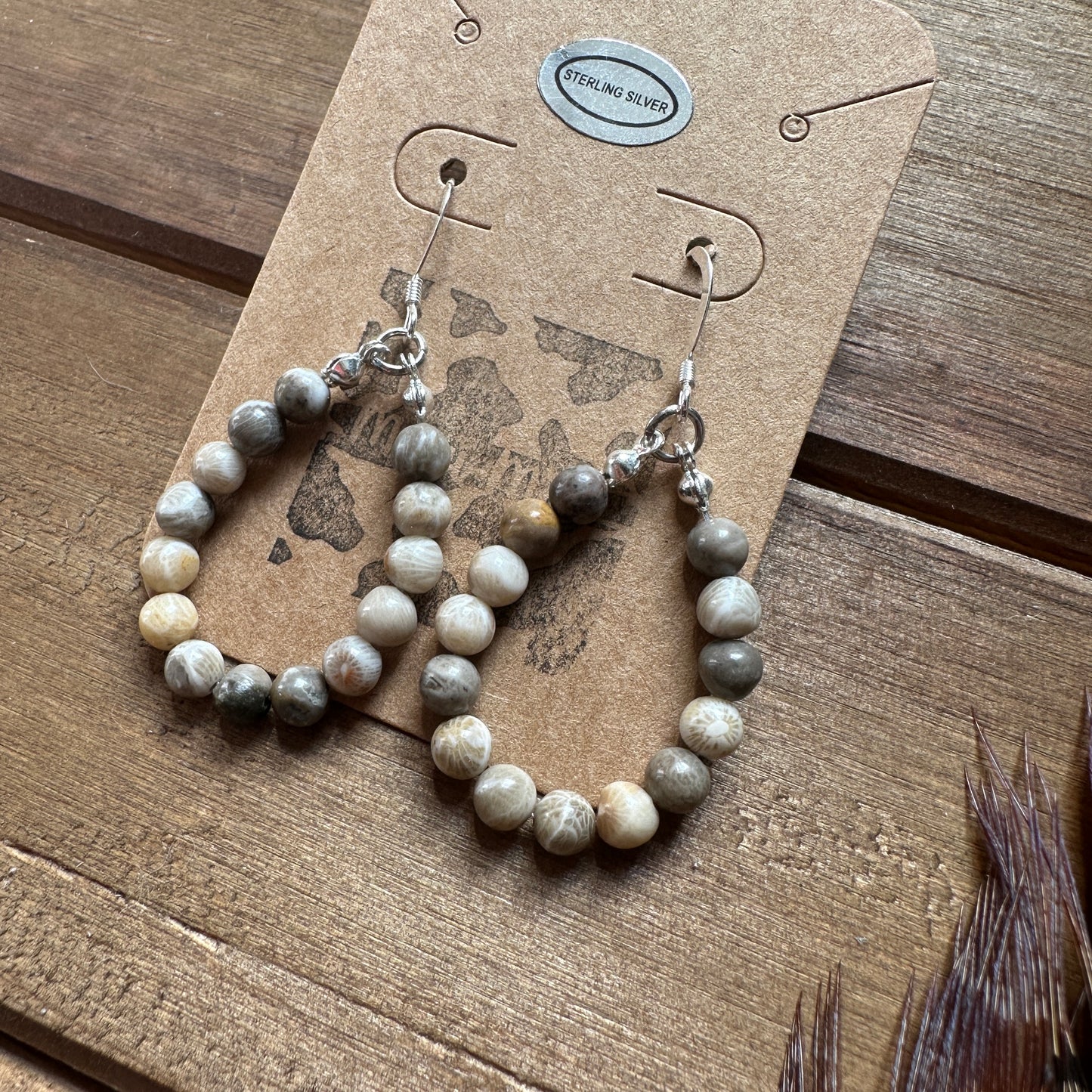 Petoskey Stone Earrings