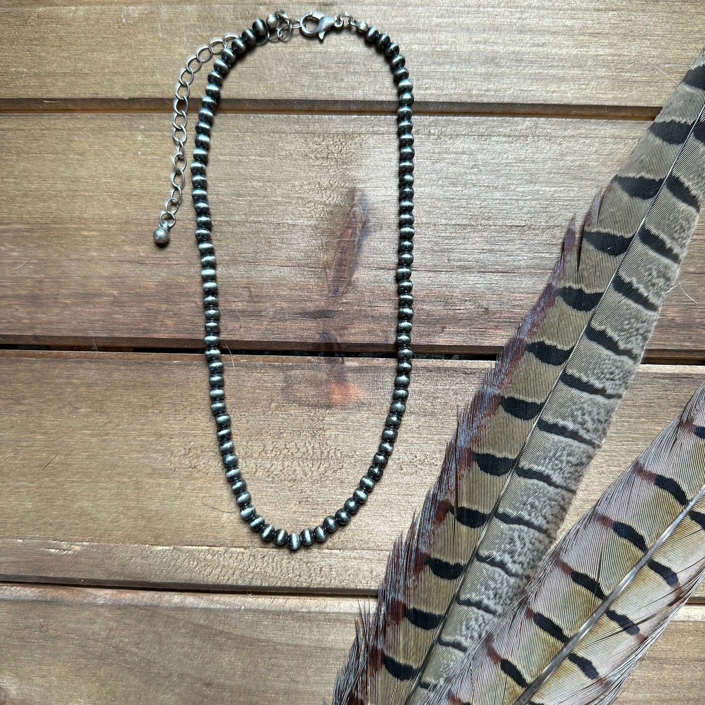 Faux Navajo Pearl Necklace