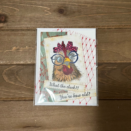 What the Cluck?! Birthday Card