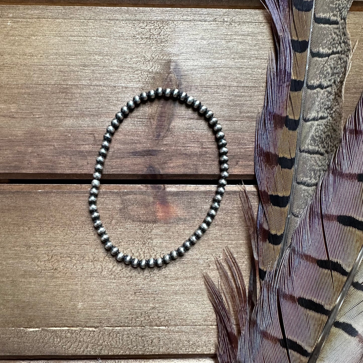 3mm Navajo Pearl Stretchy Bracelet