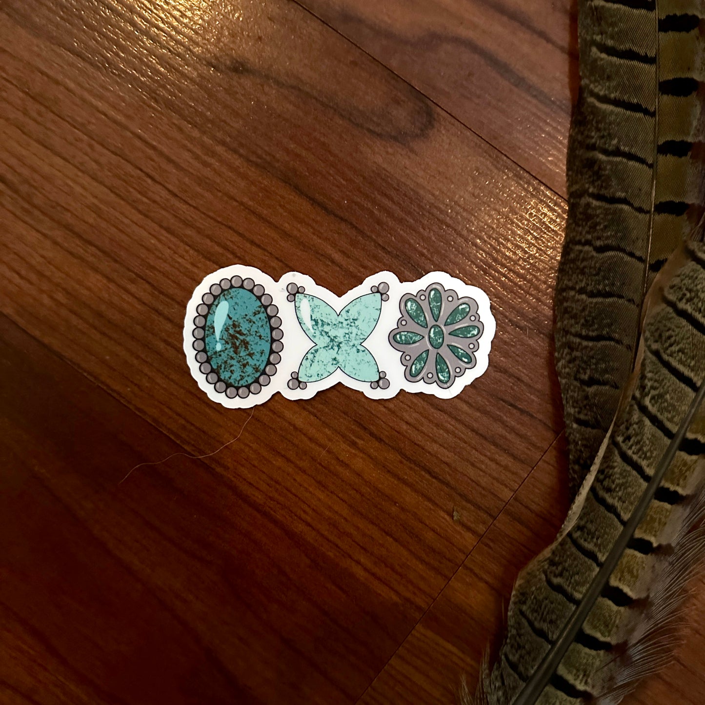 Turquoise Sticker