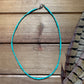 Faux Turquoise Choker Necklace