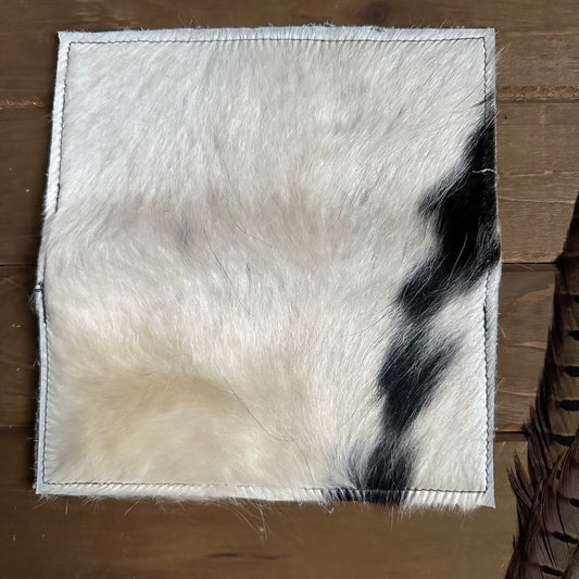 Cowhide Checkbook Cover (#5)