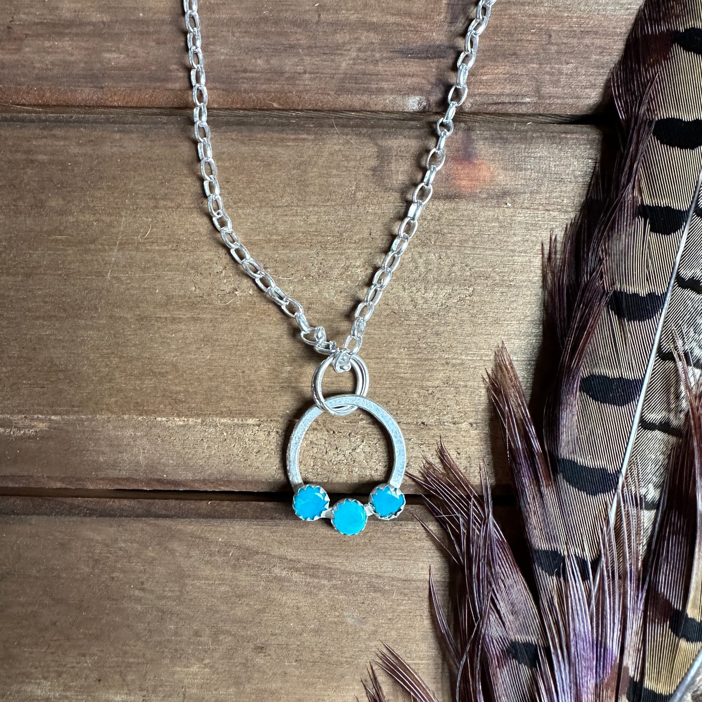 3 Peas in a Pod Turquoise Necklace