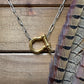 Libby Necklace (Gold w/ silver chain)