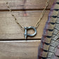 Libby Necklace (silver w/ gold chain)