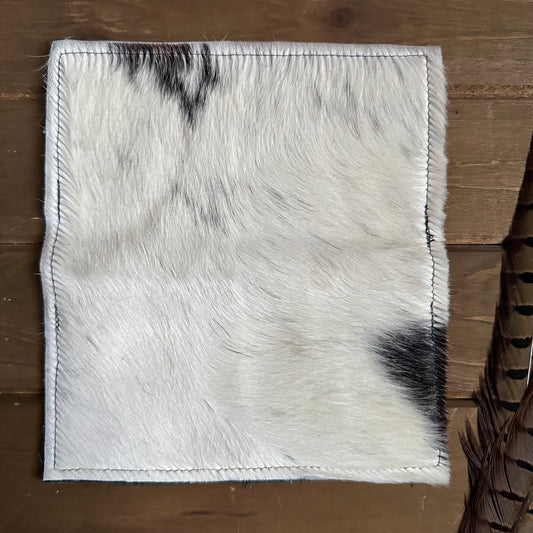 Cowhide Checkbook Cover (#7)