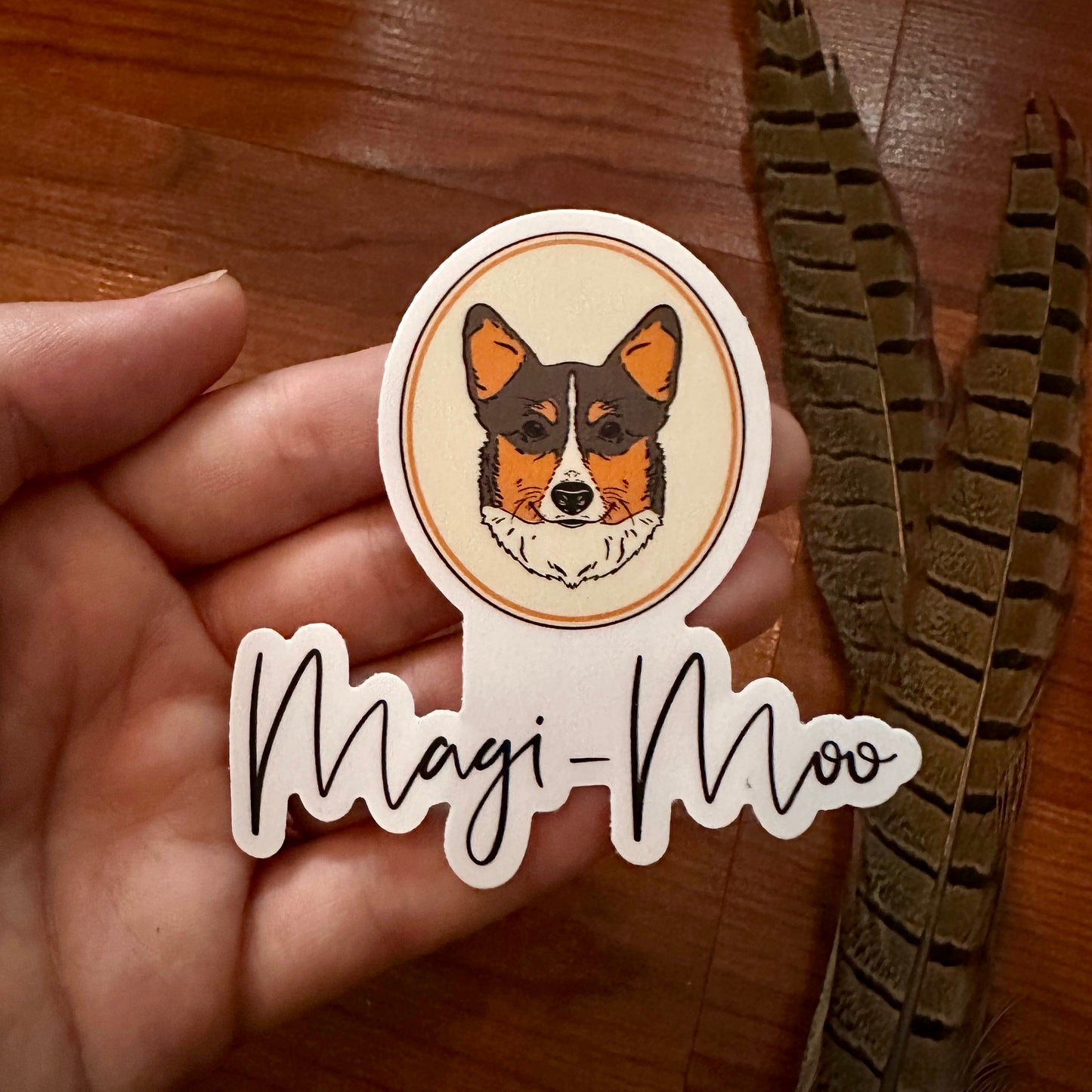 Magi-Moo Logo Sticker