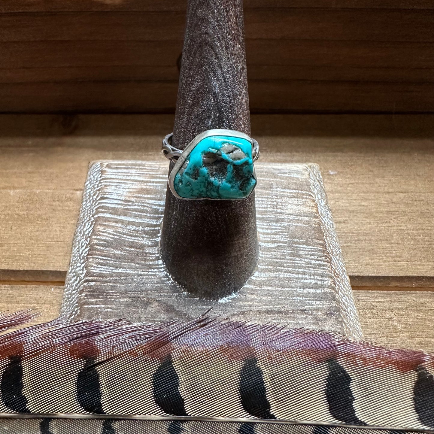 Sleeping Beauty Turquoise Ring (size 7.5)