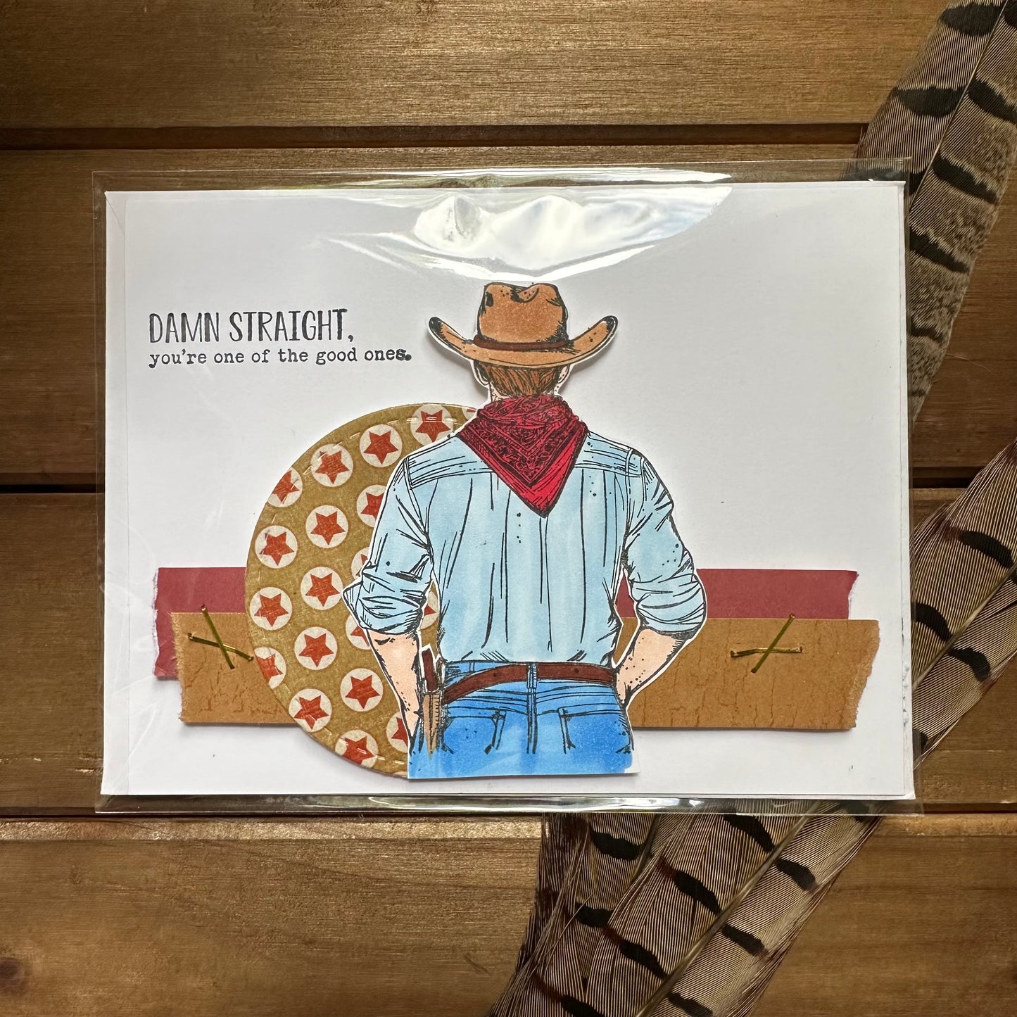 Howdy Handsome - Damn Straight Card