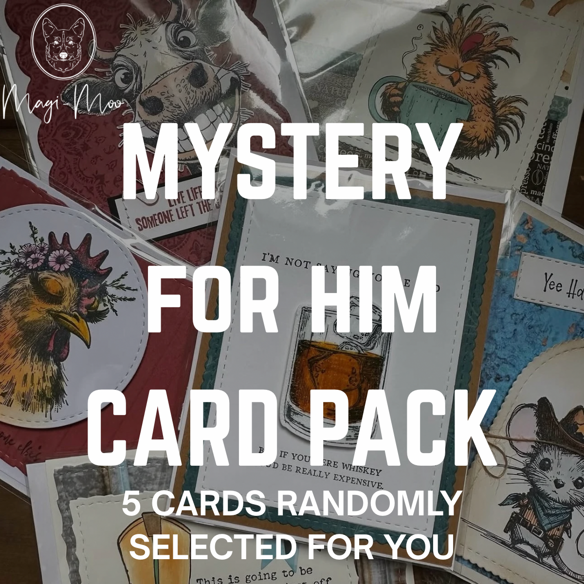 Mystery 5 Pack of Cards- FOR HIM