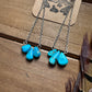 Turquoise Petal Earrings
