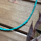 Faux Turquoise Choker Necklace
