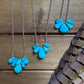 Turquoise Petal Necklace