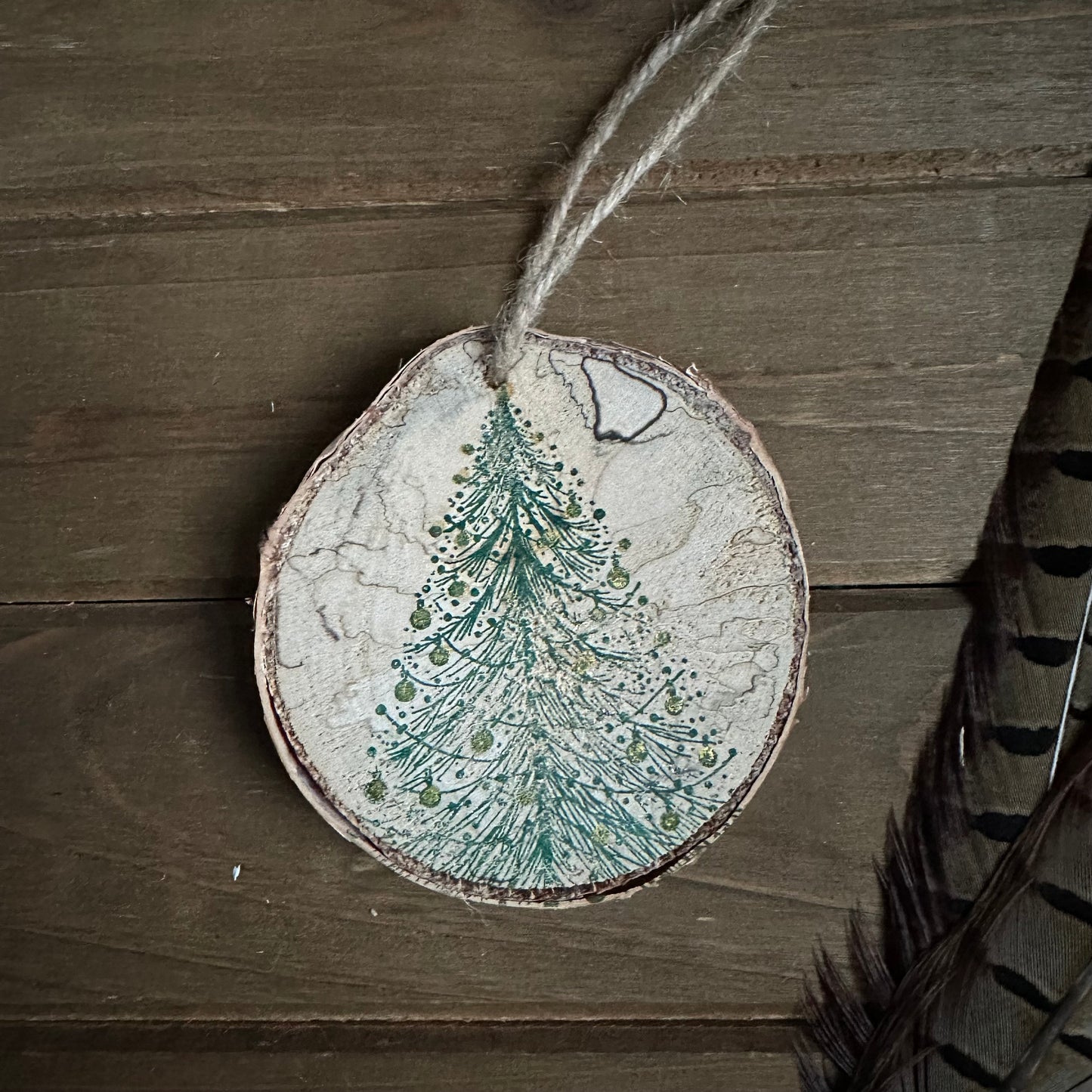 White Birch Ornaments