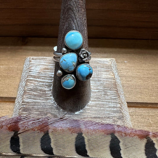 Golden Hills Turquoise Ring (size 7.75)